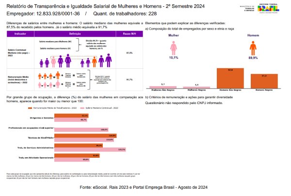 Relatório de Transparência - 2º Semestre de 2024